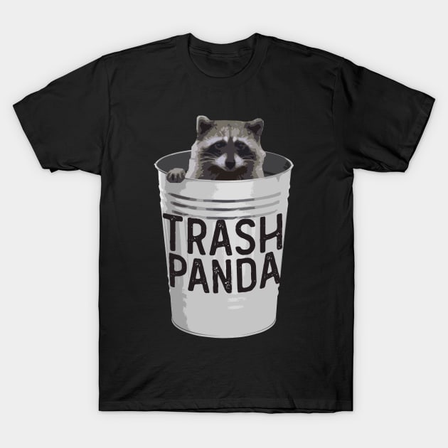 Trash Panda Raccoon T-Shirt by giovanniiiii